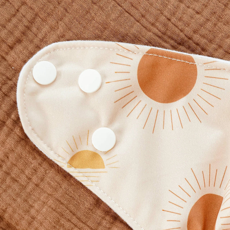 Pañales de tela para bebé, impermeables, reutilizables, ajustables, ecológicos, 100 % poliéster.