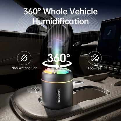 180ML Car Mini Aroma Diffuser Perfume Air Humidifier Essential Oil Purifier Aromatherapy Color Lights For Car Home Bedroom