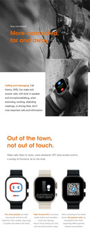 Microwear S10 Ultra Ai3 Smartwatch Android 4G 5G LTE Smart Watch With Rotating Camera NFC Compass Face recognition Global Call