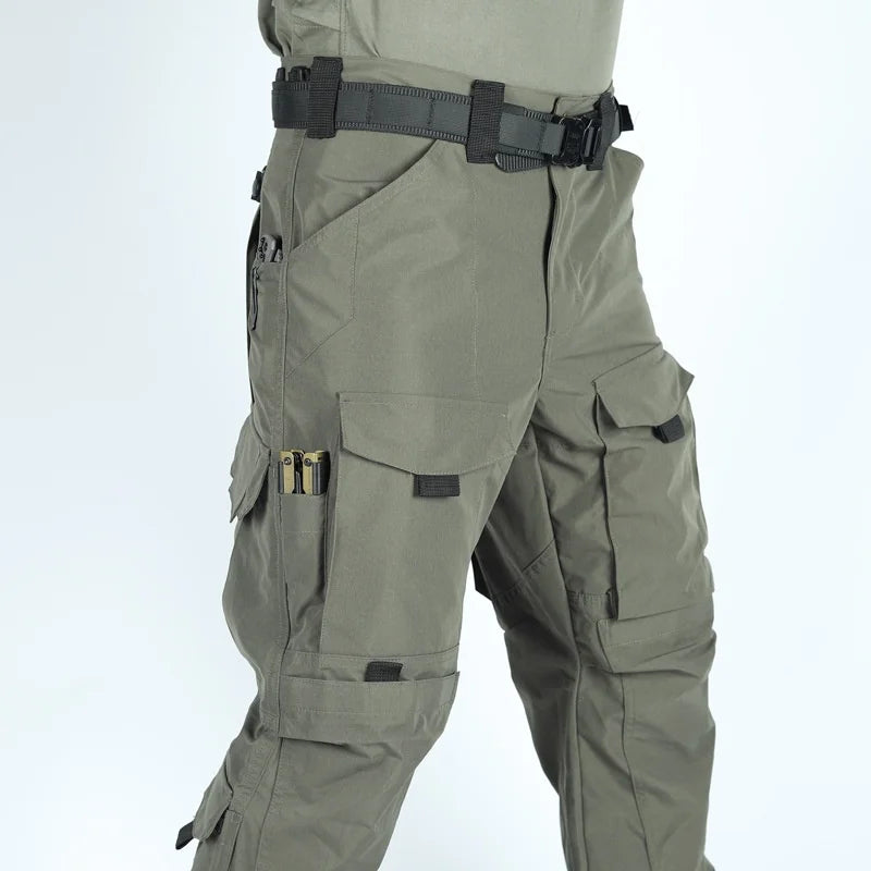 Men's Urban Ops Tactical Cargo Pants Work Casual Water Resistant Hiking Climbing Pants for Men Combat Trousers Army Combat Pants