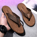 Men's Flip Flops Casual Beach Shoes Large Size Men Sandals Summer Leisure anti slip Leisure anti slip