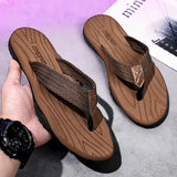 Men's Flip Flops Casual Beach Shoes Large Size Men Sandals Summer Leisure anti slip Leisure anti slip