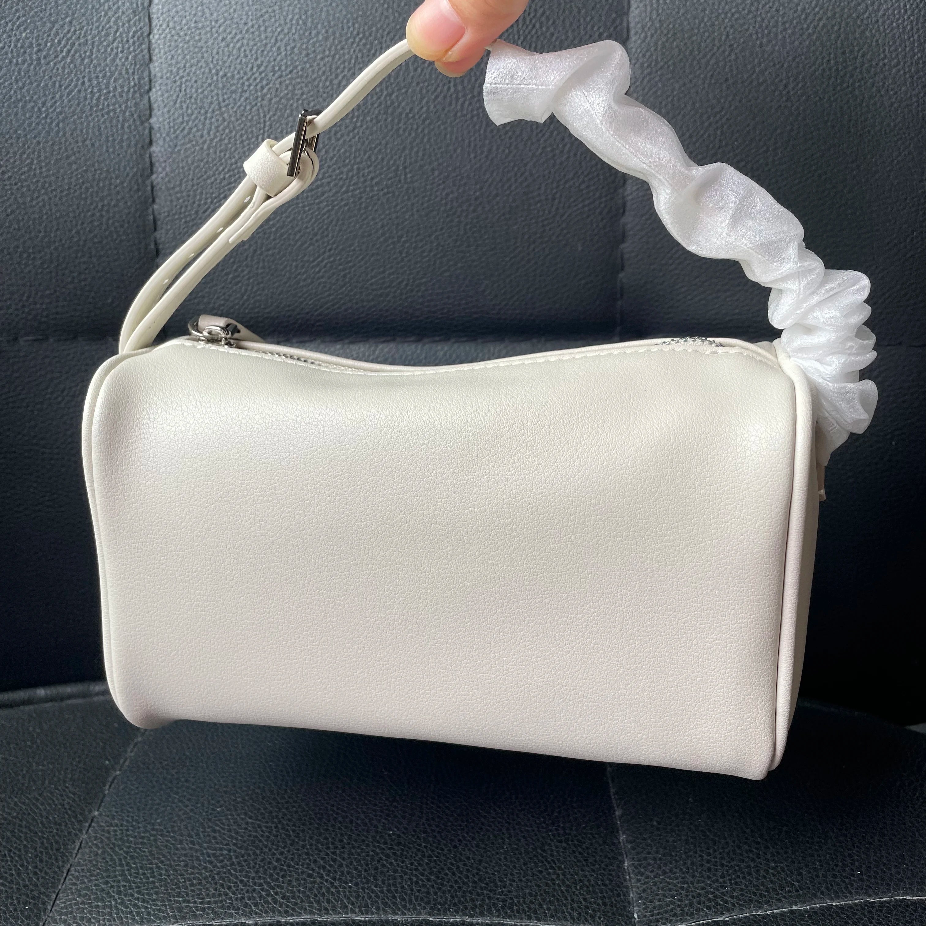 split leather 90s pen bag 2026 new luxury design soft cowhide mini one-shoulder crossbody bag suede fashion ladies handbag