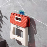 Portable Folding Stool Thickened Plastic Campstool Mini Hand Held Chairs Outdoor Activities Fishing Bench Household Space Saving