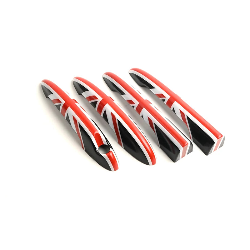 Black For Mini Cooper One D S JCW R55 Clubman 4Doors 2007-2014  Door Handle Covers Stickers Car-Styling Exterior Accessories