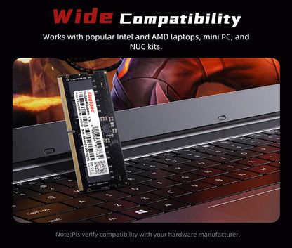KingSpec Memoria Ram DDR4 8GB 16GB 32GB 2666 3200 RAM for Laptop Notebook Memoria RAM DDR4 1.2V Laptop RAM
