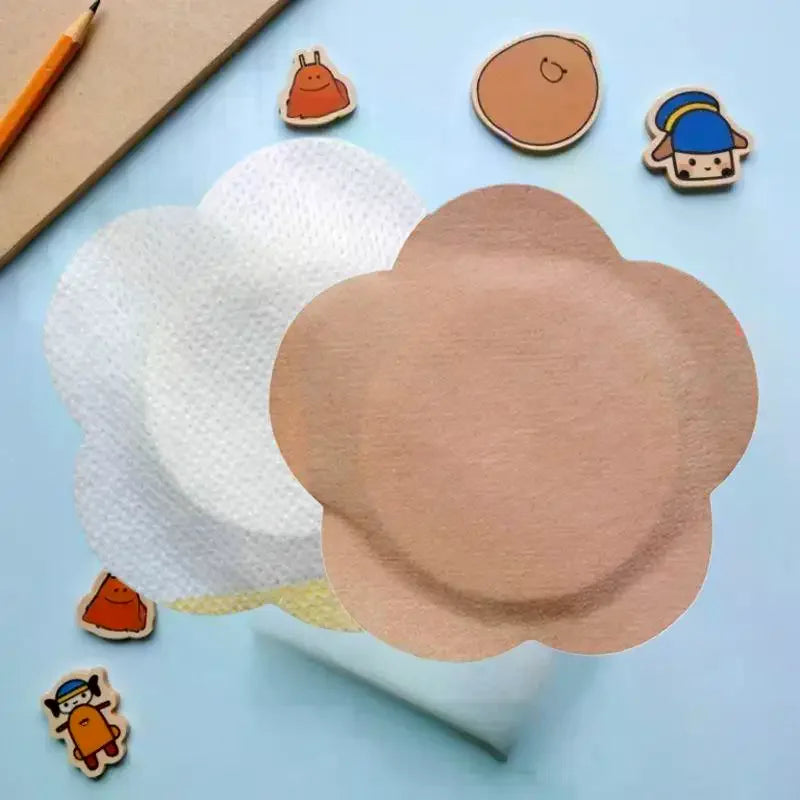 50pcs/Set Replacement Disposable Castor Oil Pack Self-Adhesive Adhesive Navel Stickers Seepage Resistant Belly Button Protectors