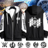 Sudadera con capucha y cremallera con estampado 3D de Game Honkai Star Rail para mujer y hombre, estilo hip hop, manga larga, estilo urbano