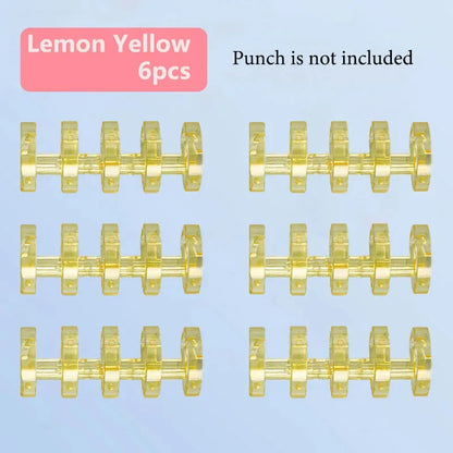 Fromthenon 5 Holes Puncher Loose Leaf Notebook Paper Mini Puncher Loose-leaf Binding Student Office Stationery Supplies
