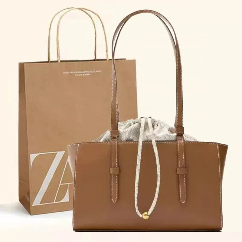 2024 New Fashionable Versatile Large Capacity City Drawstring Handbag Women's Shoulder Bag Crossbody Bag Motorcycle Equipment Ac