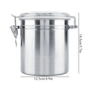 Coffee Container Stainless Steel Vacuum Sealed Coffee Beans Storage Jar for Home Kitchen 800/1100/1450/1800ml Optional