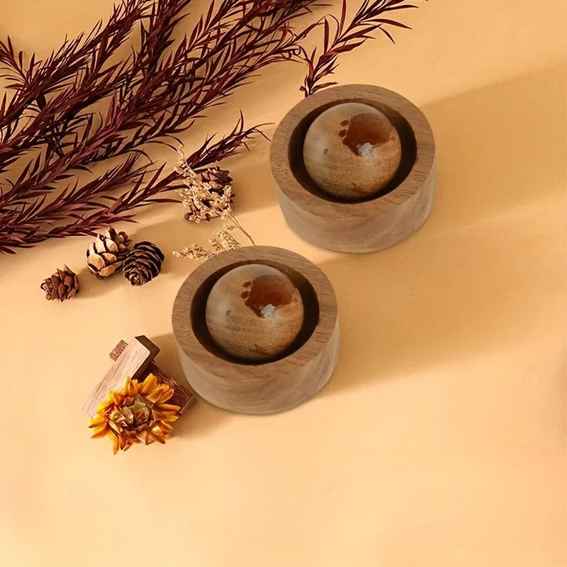 Difusor de Óleos Essenciais para Carro e Casa – Mini Difusor de Madeira com Fragrância Natural, Ideal para Quarto, Sala de Estar e Banheiro
