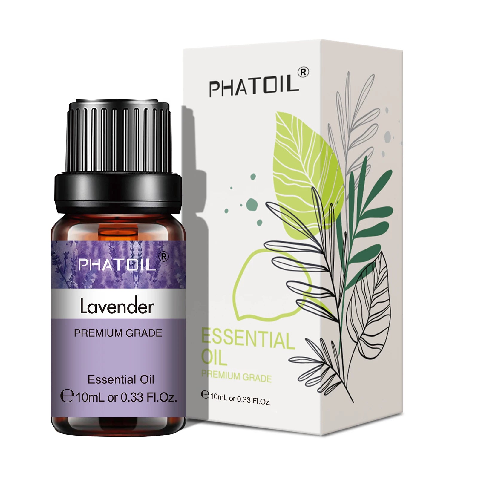 Óleo Essencial de Lavanda 10ml – Puro e Natural para Difusor e Umidificador (Aromaterapia) – Também disponível em aromas de Jasmim e Baunilha – Ideal para velas e sabonetes artesanais