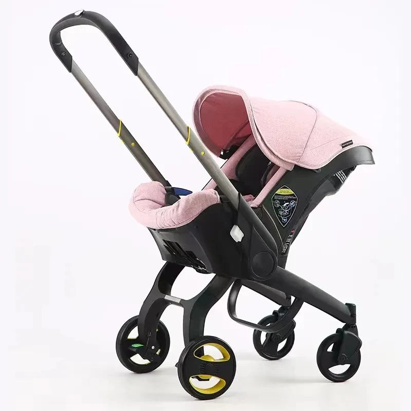 Cochecito de bebé compacto 4 en 1, asiento de coche, cochecito ligero 3 en 1, sistema de viaje todo en uno para recién nacidos, cochecito Doona