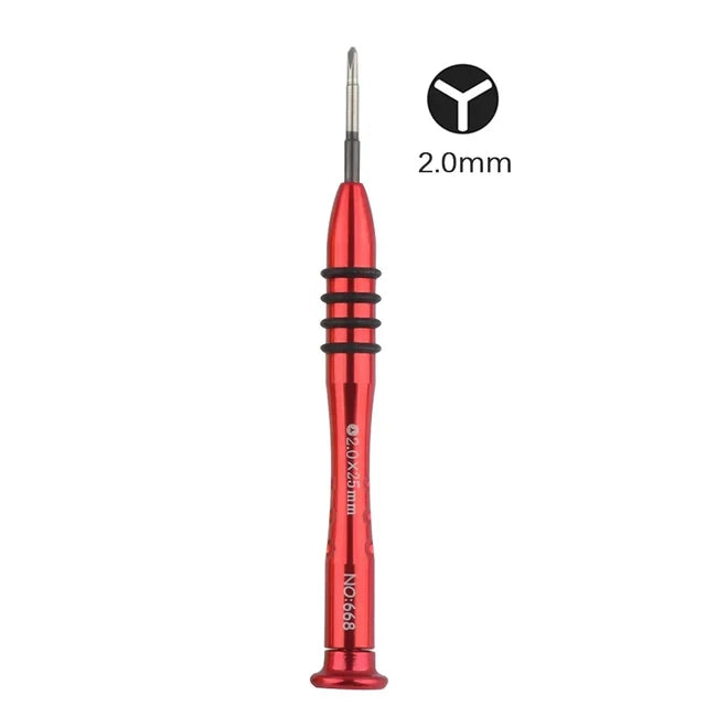 Destornillador de tres alas con punta en Y para Nintendo Switch, Joy-Con, iPhone 7, 8 Plus, Samsung Gear S3 y reparación de relojes inteligentes (0,6 mm, 1,5 mm y 2,0 mm) 