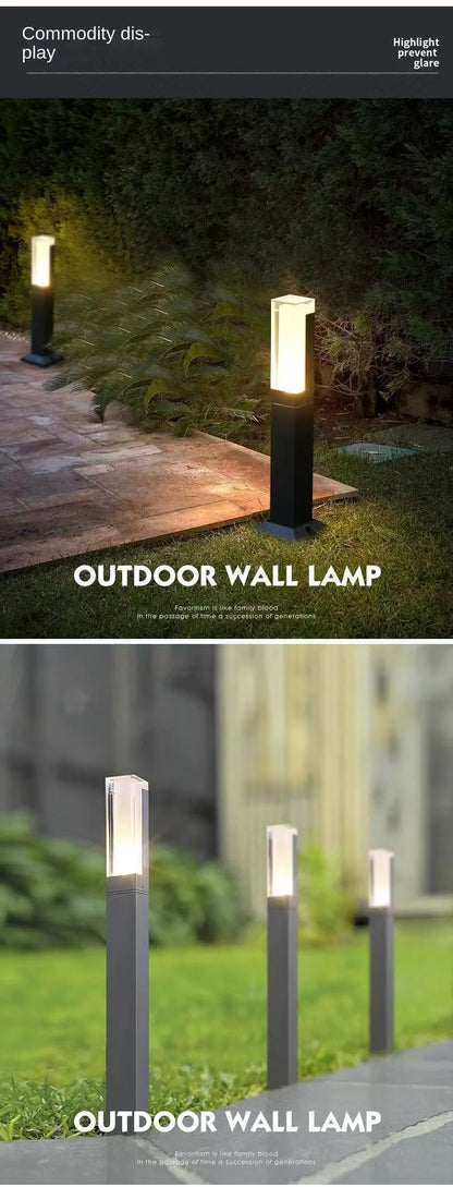 DC voltage outdoor landscape light LED outdoor lawn light IP65 waterproof aluminum alloy material 10W power simple design