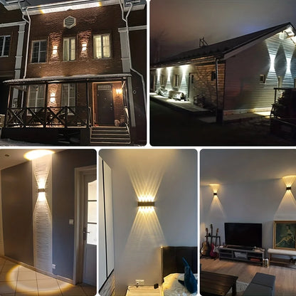 LED Wall Lamp 2W 4W 6W 8W 10W AC 85-265V Waterproof IP66 High Brightness Indoor And Outdoor Garden Decorative Lamp