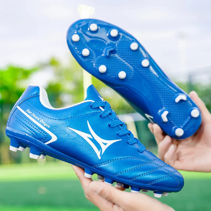 New Men Soccer Shoes Match Sneakers Football Boots Long Spikes Ultralight Breathable Indoor Cleats Training Drop Shipping