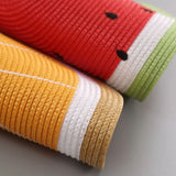 Round Placemats Set, Braided Circle Place Mat, Washable Table Mats for Kitchen Dining Table, Mixed Color Non-Slip Place Mats