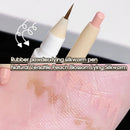 Caneta de bicho-da-seda de cabeça dupla fosca perolada fina flash iluminando sombra caneta contorno sob pálpebra para caneta