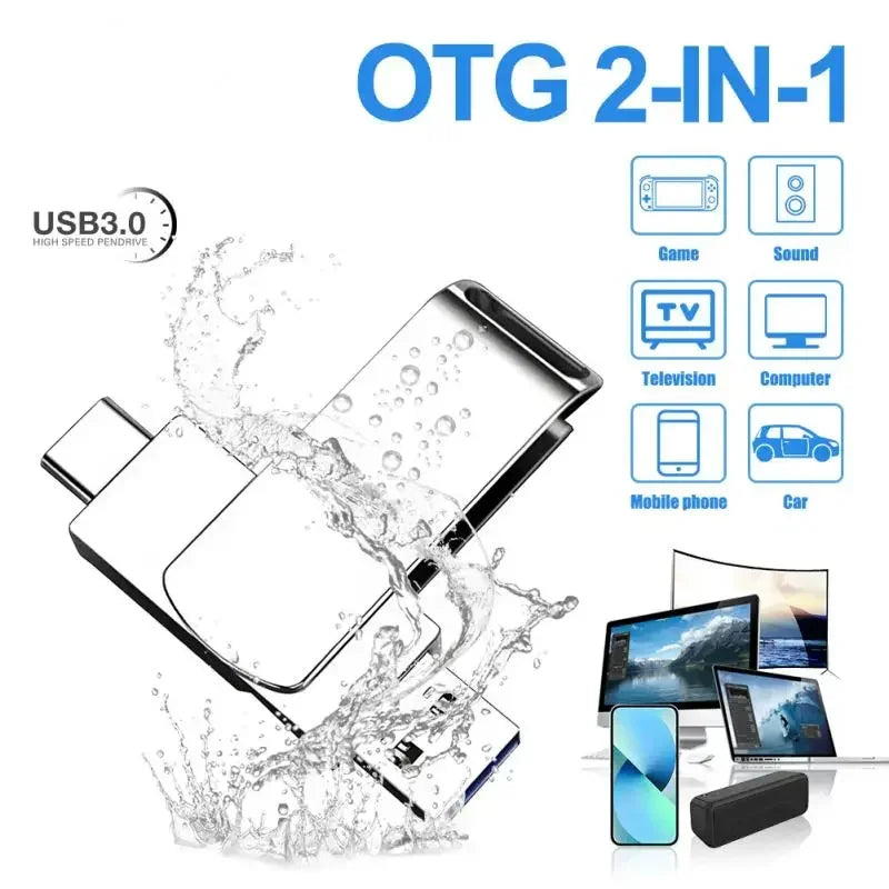 Memoria USB 3.0 Xiaomi de 16 TB, 8 TB y 4 TB, SSD de metal de alta velocidad, unidad flash USB portátil