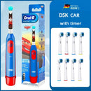 Oral B Electric Toothbrush for Kid Soft Brush Rotation Clean Teeth Brush For Kid Gentle Clean Teeth Waterproof Kid Tooth Brush
