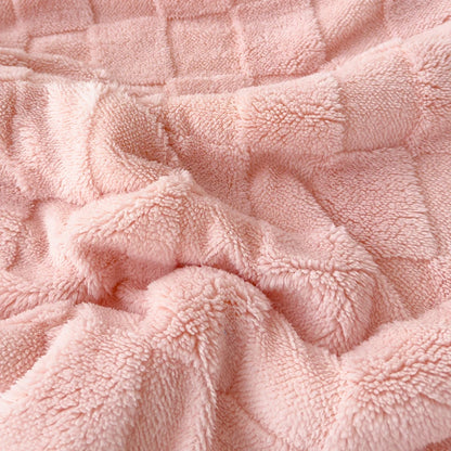 Single/Queen/Super King Thicker Fleece Throw Blanket for Bed or Sofa , Soft Plush Blanket