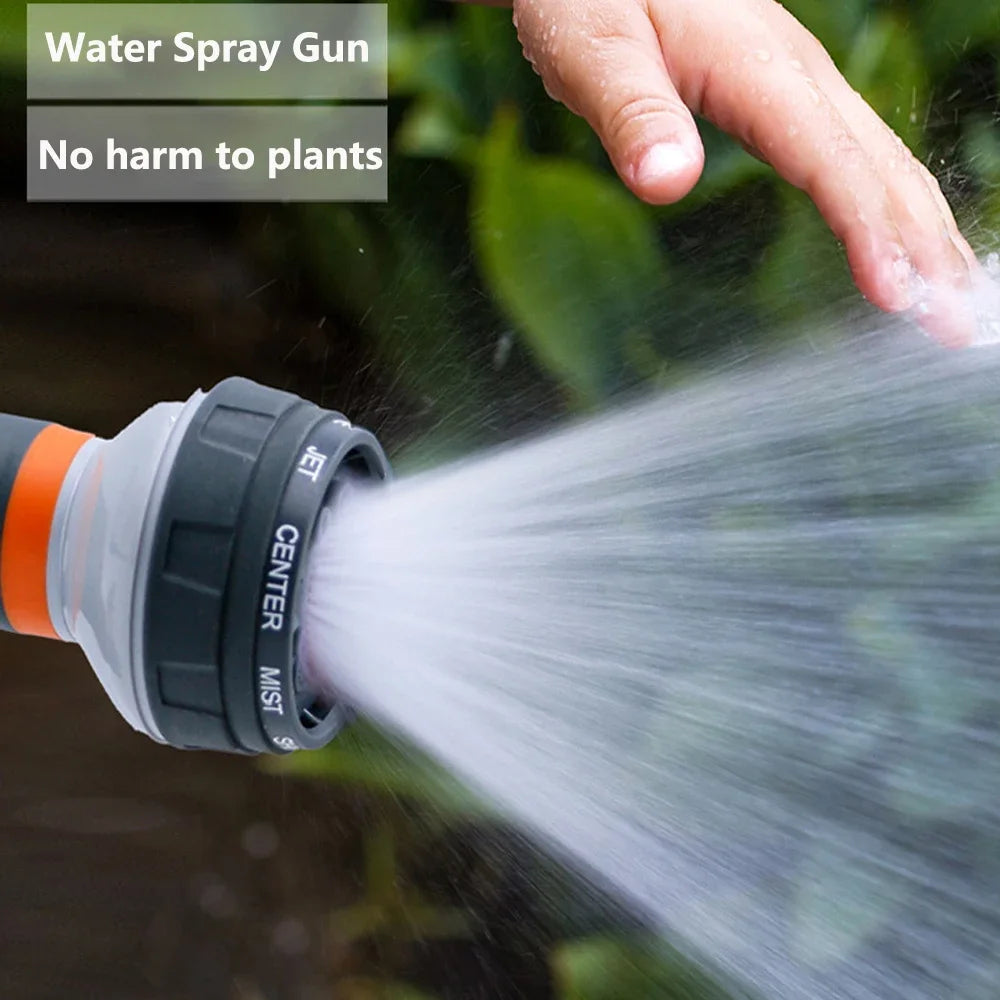 1-5Pc Garden Watering Gun 8 Modes High Pressure Sprayer Adjustable Irrigation Watering Nozzle Plant Lawn Yard Watering Sprinkler