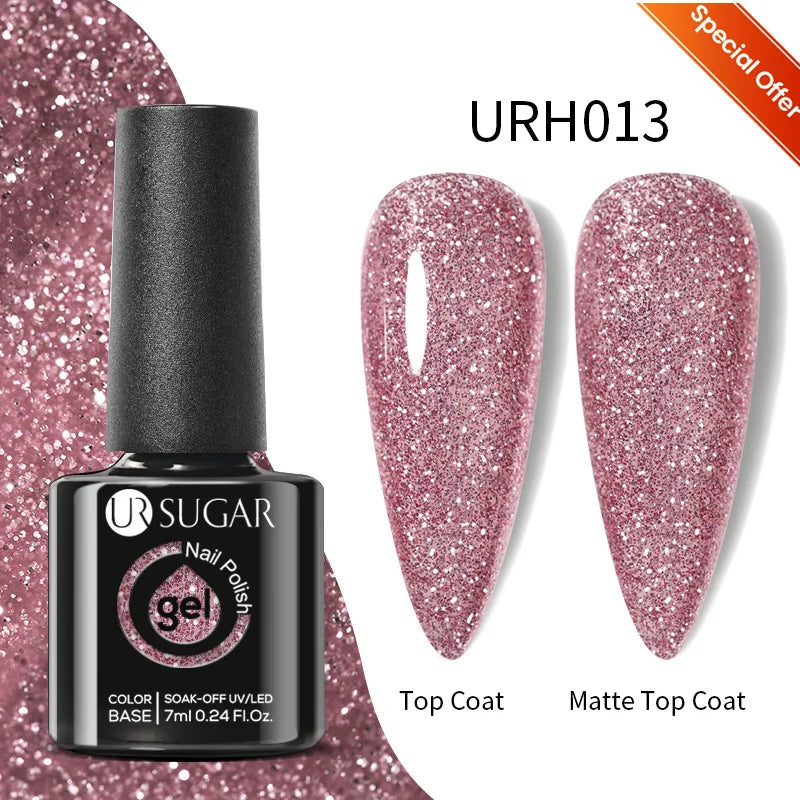 UR SUGAR 15ml Extension Nail Gel Polish Nails Finger Form Clear Nude Pink Nail Art Camouflage Hard Gel Acrylic Nail Manicur