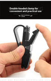 80-degree Rotating Multi-functional Car Eyeglass Storage Clip Bidirectional Automobile Eyeglass Clip Holder for Easy Access