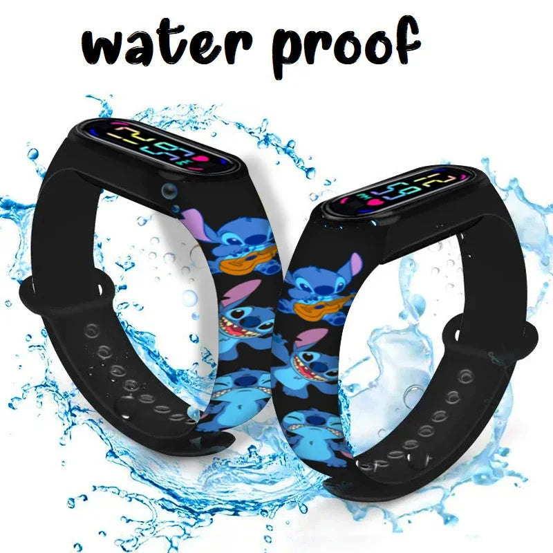 Pokemon Pikachu Dragon Ball Z Sport Casual Watches Led Silicone Watch Color Lovely Digital Children Wristwatch Clock Gift Toys