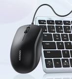 UGREEN USB Wired Mouse with Ergonomic Design 1200 DPI 3 Buttons Mouse for Laptops and PCs