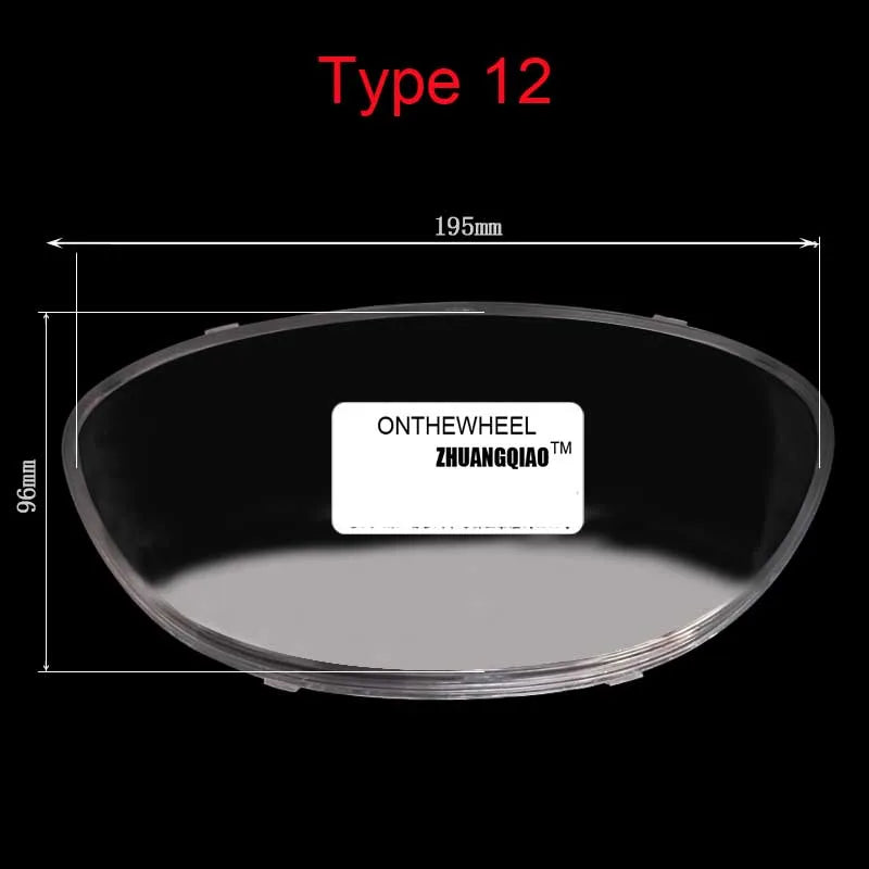 Motorcycle Motocross Moped Speedometer Tachometer Dashboard Instrument Glass Plastic Lens Cover For Scooter ATV E-Scooter