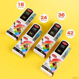 18/24/36/42 Colors Solid Watercolor Paint Set Professional Folding Water Color Pigment Brush Pen for School Art Supplies