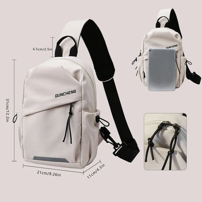 Bolso bandolera para hombre, de un solo hombro, mochila pequeña, bolso de pecho para mujer, ciclismo, deportes, escalada de montaña, niños, tableta, ligero, Mo