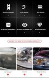 Car Headlight & Taillight & Fog Light Lamp wrap Film Smoke Black TPH PU PPF Protective Film For Car Styling Motorcycle Decorate
