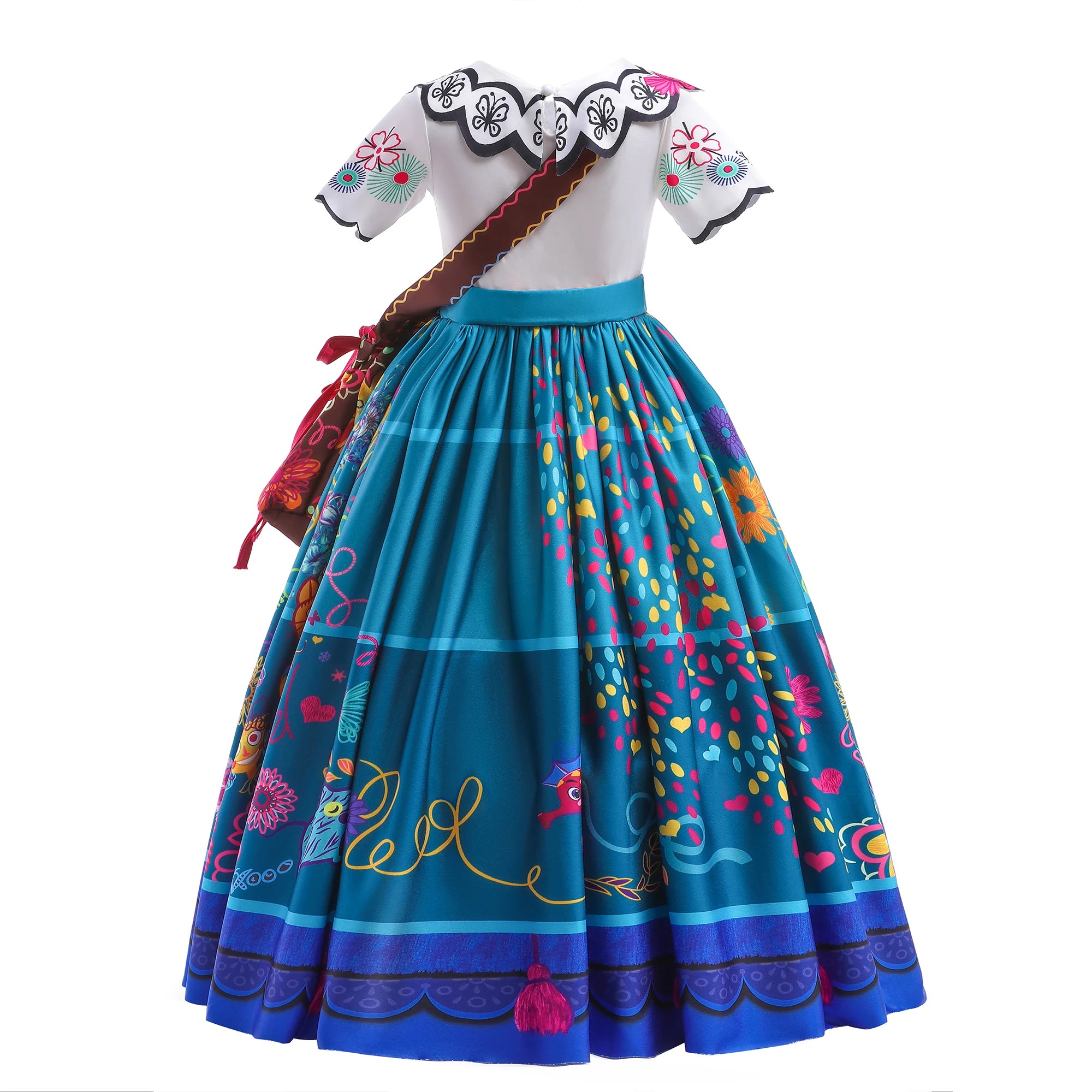 Mirabel Encanto Costume For Girls Carnival Halloween Costumes Kids Birthday Party Princess Girl Cosplay Dress Suits Evening Gown