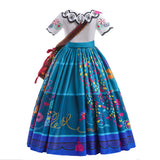 Mirabel Encanto Costume For Girls Carnival Halloween Costumes Kids Birthday Party Princess Girl Cosplay Dress Suits Evening Gown