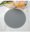30cm Large Silicone Mat Coaster Heat Resistant Placemat Honeycomb Nonslip Pot Holder Table Mat Round Cup Mat Kitchen Accessories