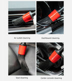 1/4PCS Car Wash Brush Detail Small Automotive Interior Cleaning Tools Air Conditioner Air Outlet Cleaning Brush Auto Wheel Brush