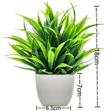 1pc Artificial Plants with Plastic Pots Perfect Greenery for Home Decorations, Office Desk, Living Room, and Bedroom Decoration