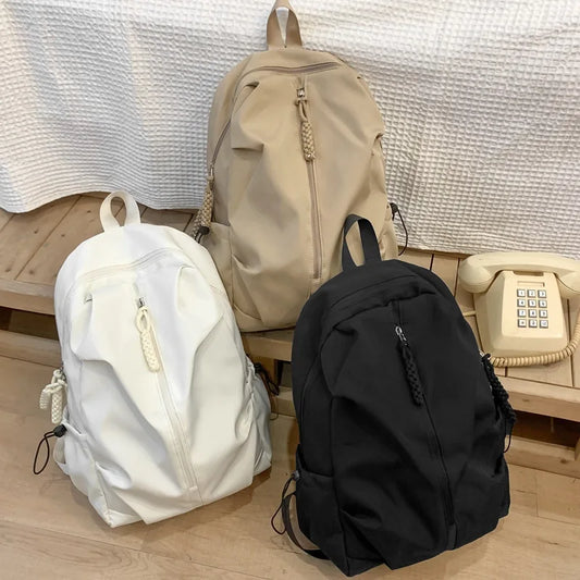 Large Capacity Schoolbag Male and Female High School College Students Simple Leisure Sports Backpack Fashion Travel Backpack