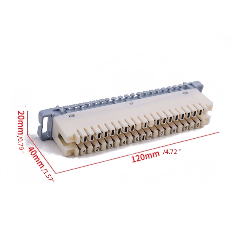 10 Pairs krone Article Telephone Module Spring Snaps into Wiring Module krone Article Voice Line Distribution Frame