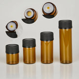 5pcs 1ml 2ml 3ml Amber Roll-on Bottles for Essential Oils Roll-on Perfume Bottle Stainless Steel Ball Container More Color