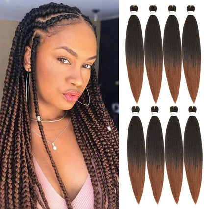 Trança de cabelo pré esticado extensões de trança sintética trança jumbo para paixão senegalesa caixa de torção trança pacotes de cabelo soku