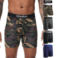 4pcs Set Mid-Long Boxer Shorts Men's Underwear Cotton Breathable Male Underpants for Men Homme Boxershorts Slips Soft Panties