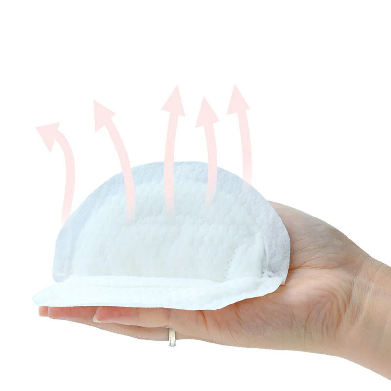 10 Pcs Disposable Nursing Pads Breathable Slim Super Absorbency Cotton Breast Pad Comfortable Anti-Leak Pads During Lactation