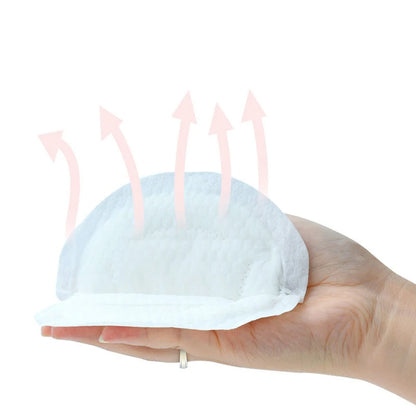 10 Pcs Disposable Nursing Pads Breathable Slim Super Absorbency Cotton Breast Pad Comfortable Anti-Leak Pads During Lactation