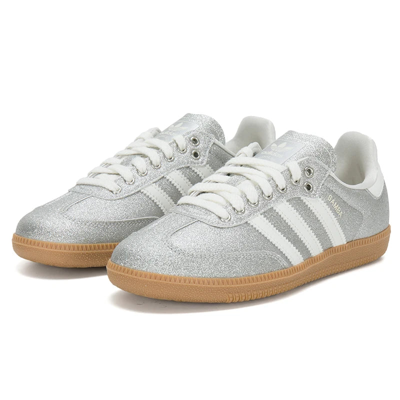 Adidas (Adidas) Trefoil Women's Sneakers Samba Og Trendy Fashion Low-Top Casual Shoes Ki6264