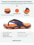 Men's Summer 2025 Trendy Flip-Flops Beachwear Slippers Anti-slip Deodorant Casual Shoes Plastic Slip-On Sandals for Adults
